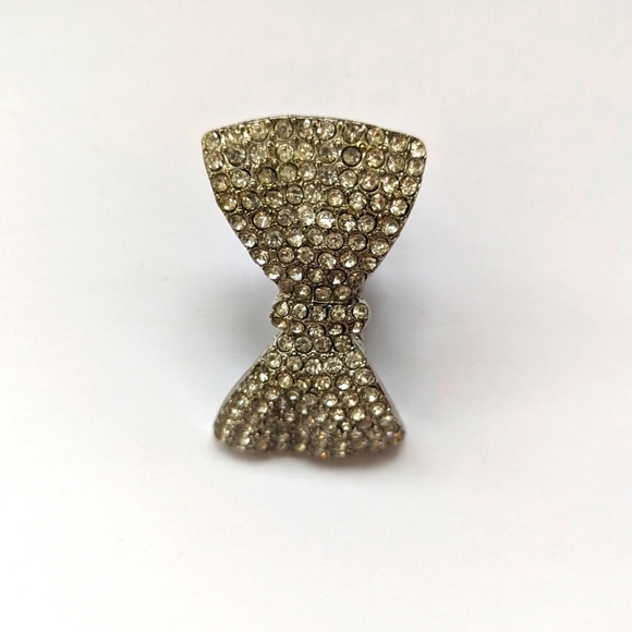 Two rhinestone bow rings - Picture 3 of 4